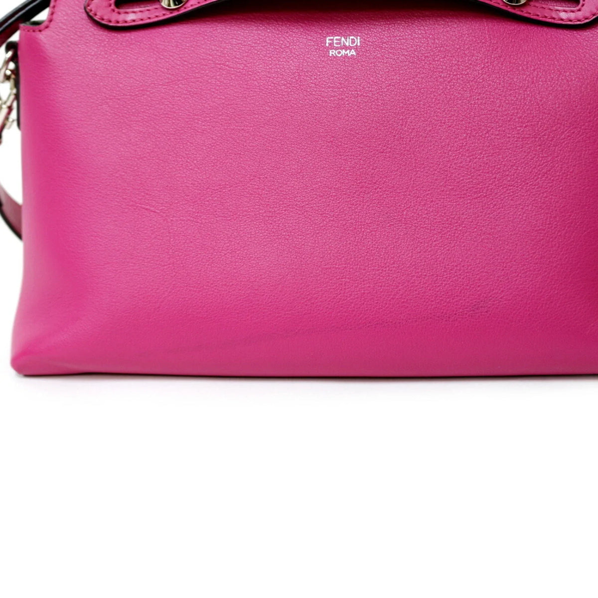 Fendi Women's Shoulder FENDI Pink Pre-Owned (Fair) Bag Leather Visaway