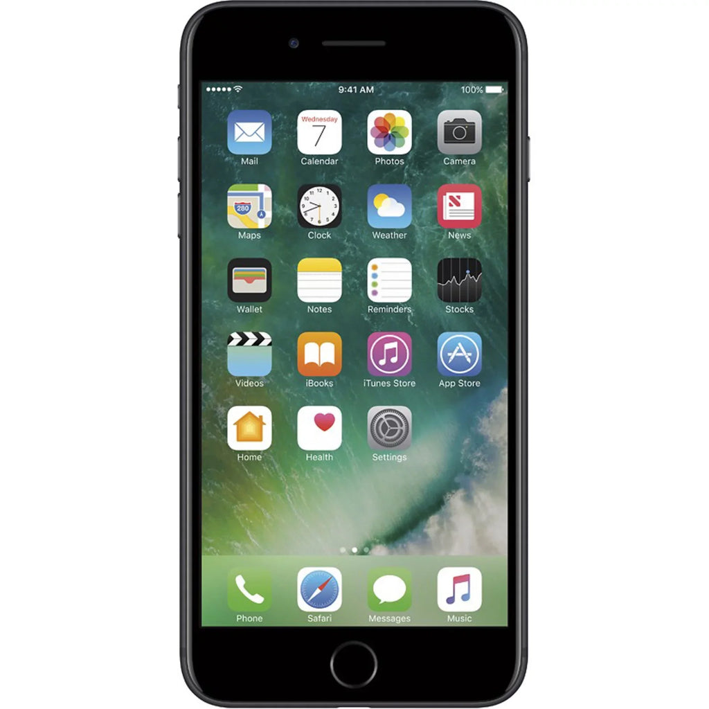 Locked) Plus (T-Mobile 32GB 7 Black (Refurbished) Apple Restored Smartphone iPhone