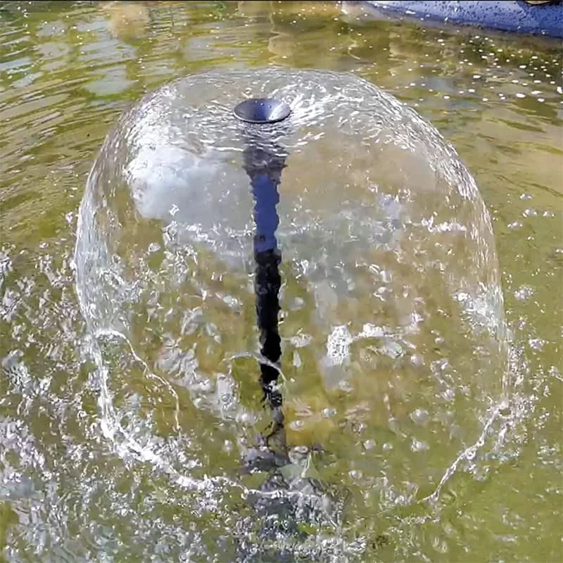 Backup Pump for 12W Water Solar with Pond, Battery) and Protection KIT: GpH Pump Solar 18V Fountain, Fish Dry-Run 185 DC (No Solar Aquarium Panel 12W Water