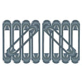 Unfinished 10-Pack Trucks, (zinc for Anchor Trailers rust Pickups, SNAP-LOC Weld-On Logistic Tie-Down E-Track Single Strap protection),